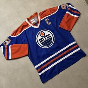 Vintage Y2K NHL Edmonton Oilers Wayne Gretzky Hockey Jersey Size L
